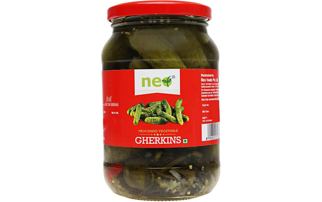 Neo Gherkins    Glass Jar  350 grams